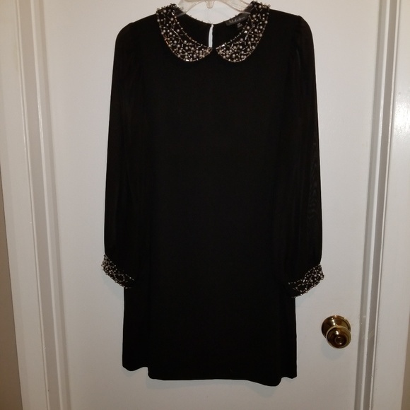 S.L. Fashions Dresses & Skirts - S.L. Fashions Beaded Collar & Cuffs Dress …